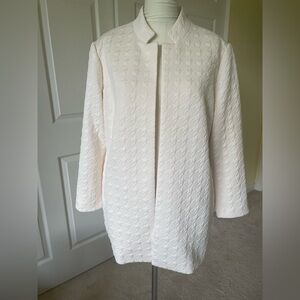 Chico’s Cream Women's Coat/Sweater